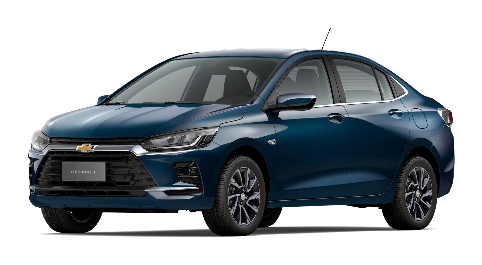 Conheça o Onix Plus 2027 no modelo PREMIER Turbo AT na cor Azul Boreal